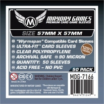 57x57mm - Lot de 50 protège-cartes Premium pour Wyrmspan - Mayday Games