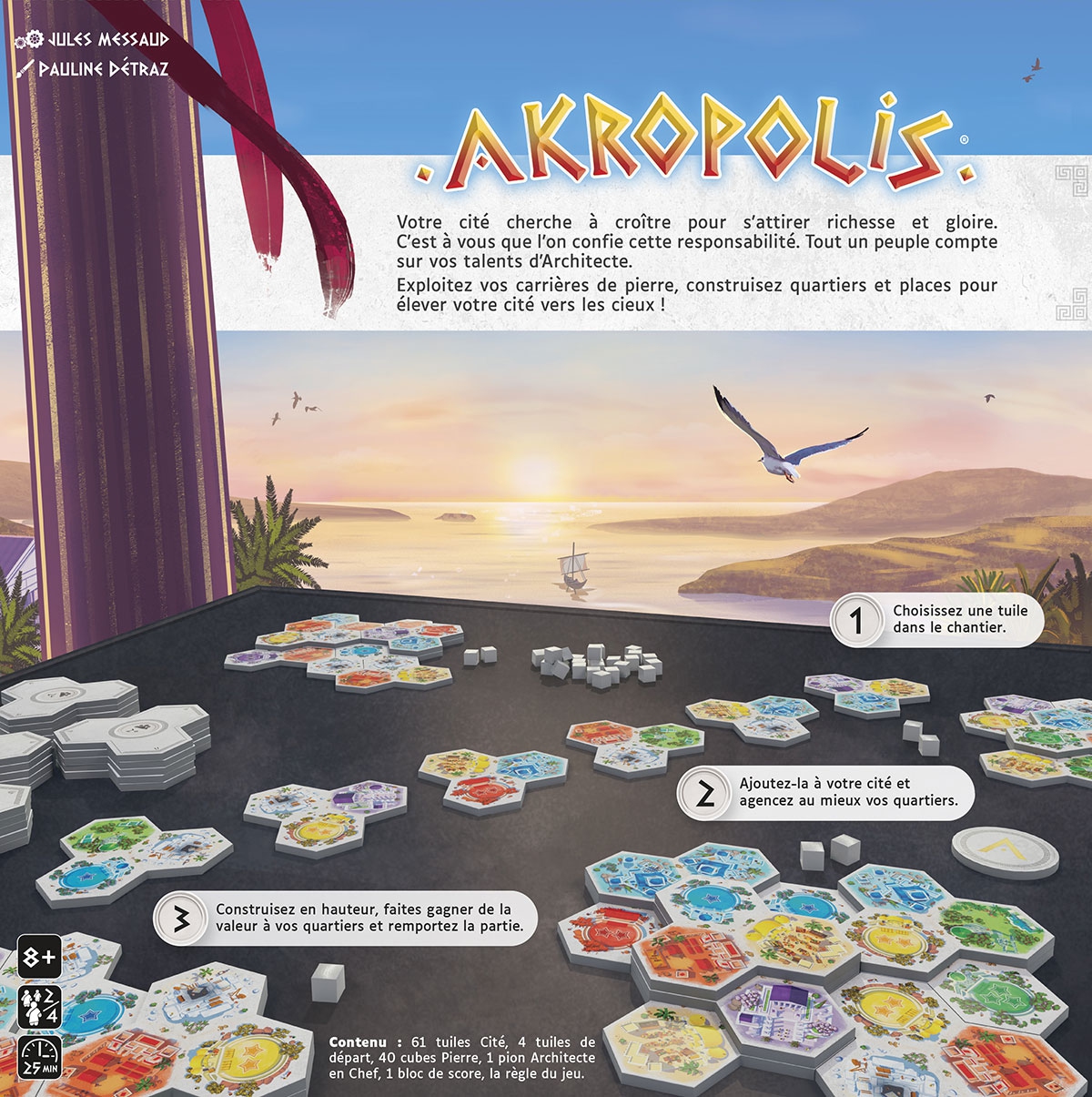 Akropolis [français]  Jeux de société, akropolis jeu societe