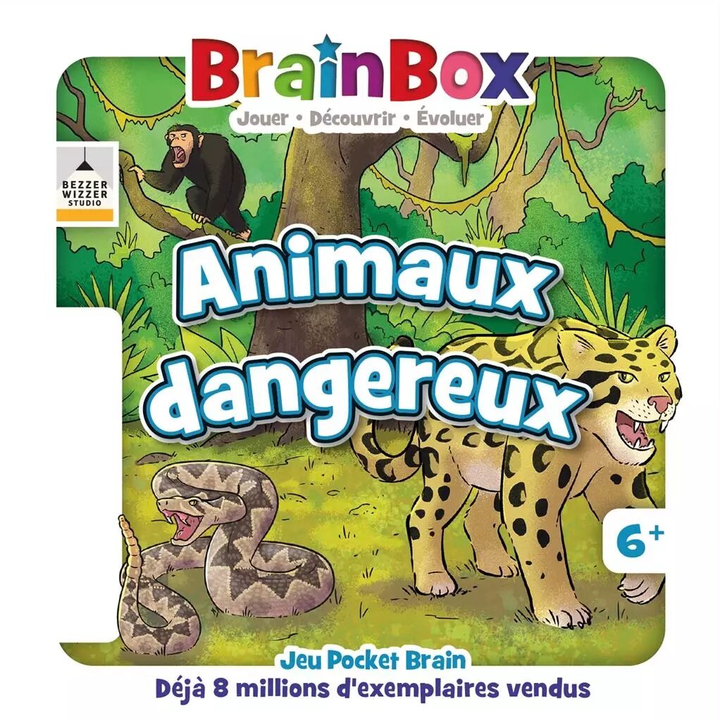 Boite de BrainBox Pocket : Animaux Dangereux