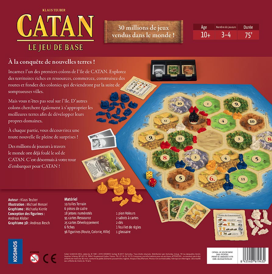 Catan - Un jeu de gestion culte aux règles simples et à la mécanique  fluide. - filosofia