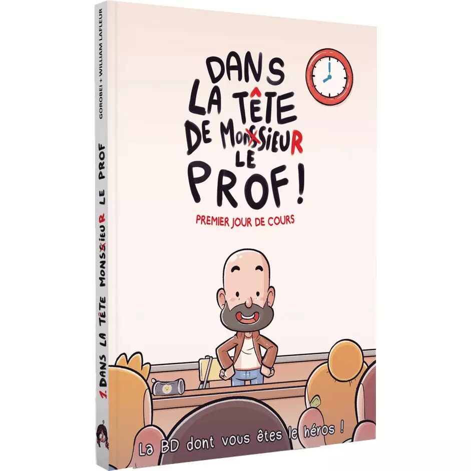 Boite de Dans la tête de Mr Le Prof - Une BD dont vos êtes le héros