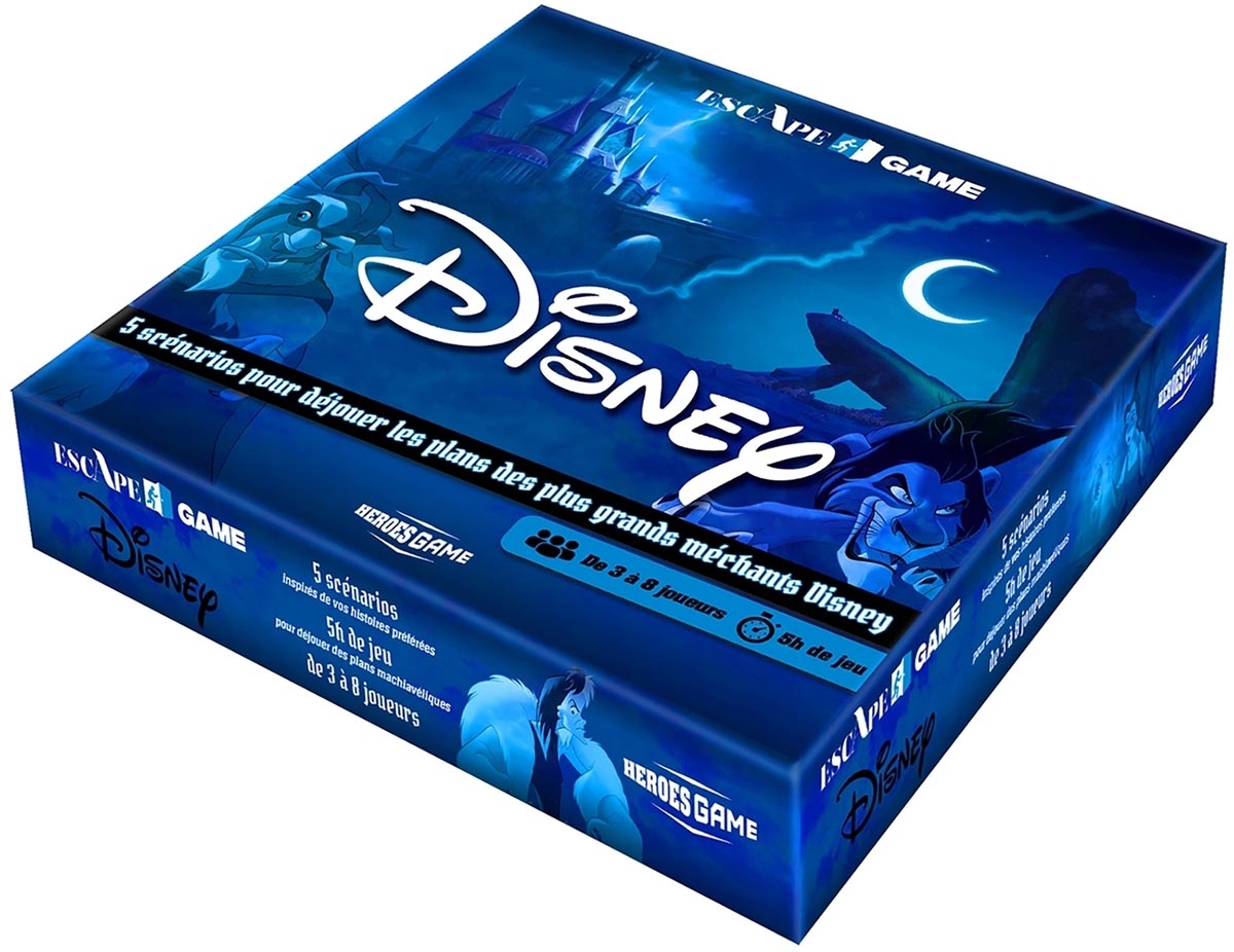 Coffret Disney avec 8 jeux de cartes, Jeux de société