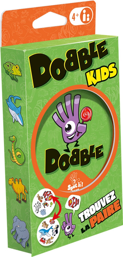 Asmodee - Dobble Connect - Jeu de Société avec Cartes - Jeu de Rapidité -  Jeu Familial - Pour Enfants à Partir de 8 Ans - 2 à 8 Joueurs - 15 Min 
