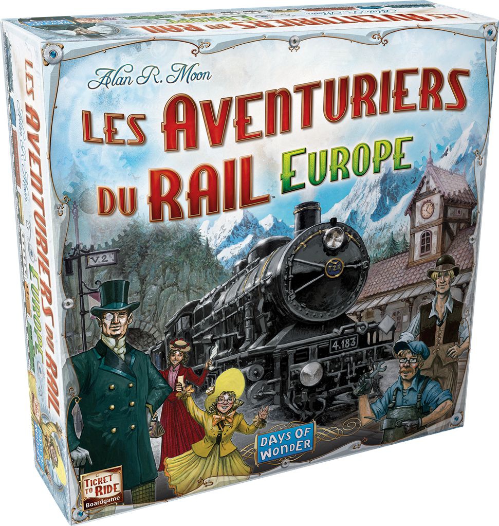 Jeux De Société / parcours, simulation / Les Aventuriers Du Rail - Europe