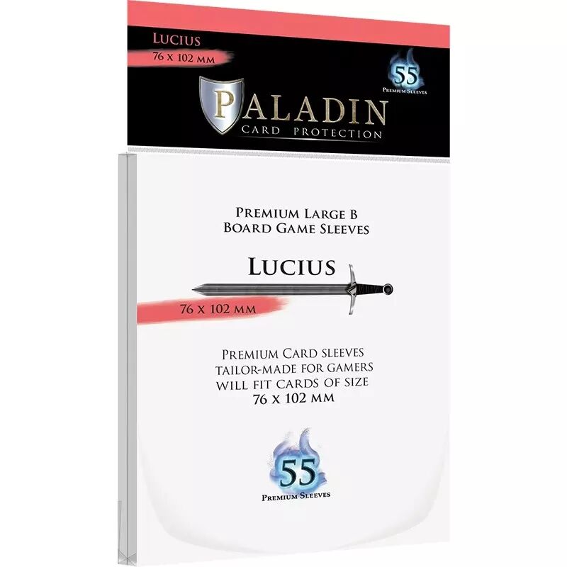 Boite de Lucius 76x102mm - Lot de 55 Protège-Cartes - Paladin