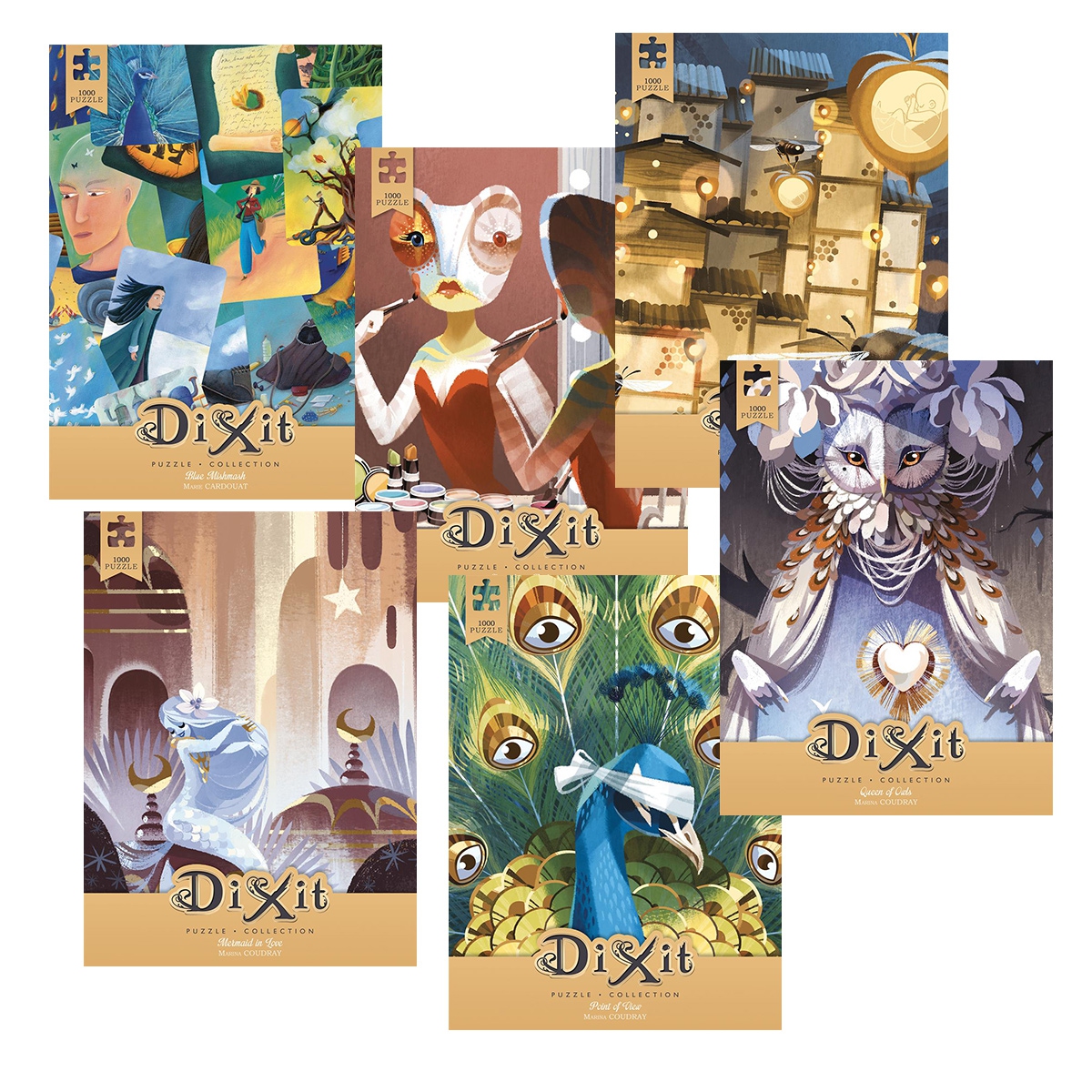 Dixit Puzzle Mermaid in love 1000 pièces - Libellud