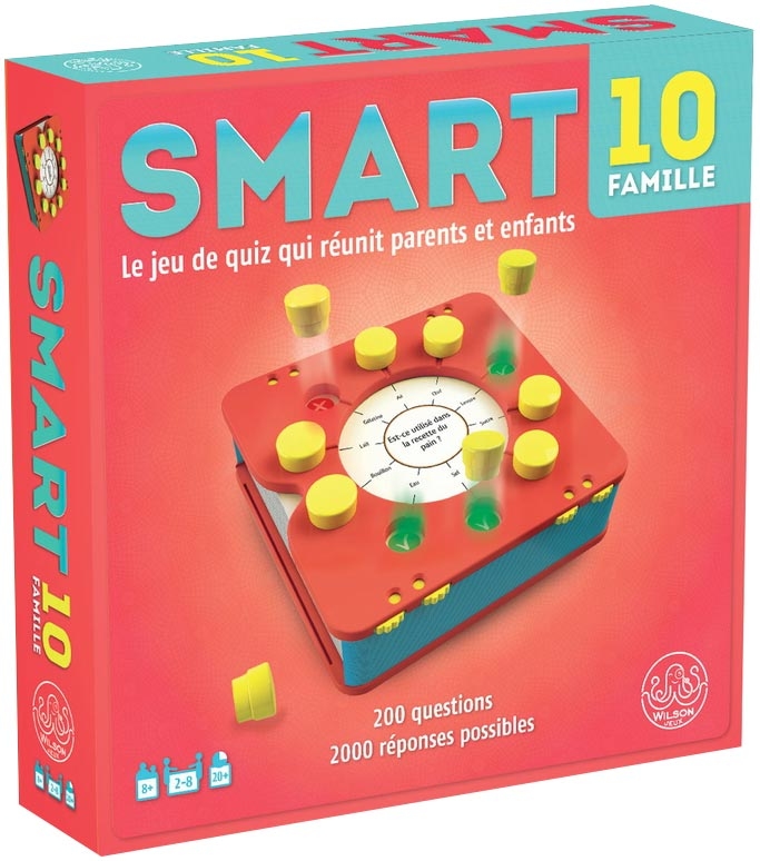 Smart 10 Famille - Quizz et Pari - Jeu d'Ambiance 