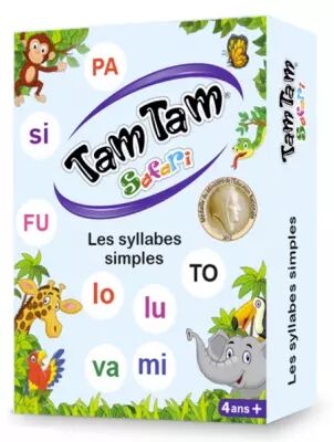 Tam Tam Safari Syllabes Simples Ab Ludis Editions Boutique Esprit Jeu