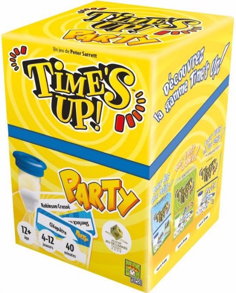 Asmodee Times Up TUPA01 Party Version Jaune Jeu de société, À partir de 12  ans, 4 à 12 joueurs, 40 minutes : : Jouets
