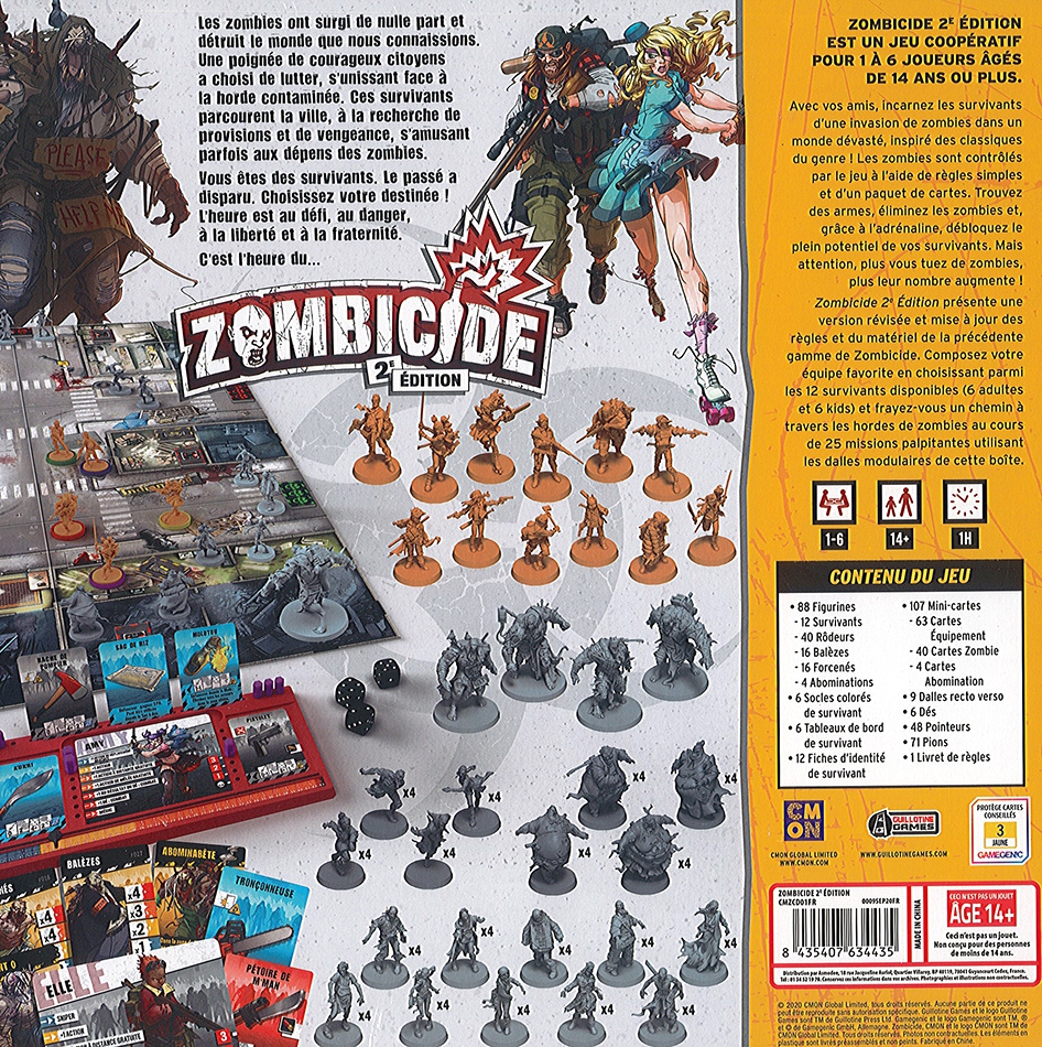 Jeu de figurine - Achat Warhammer jeu de plateau, Zombicide - Le